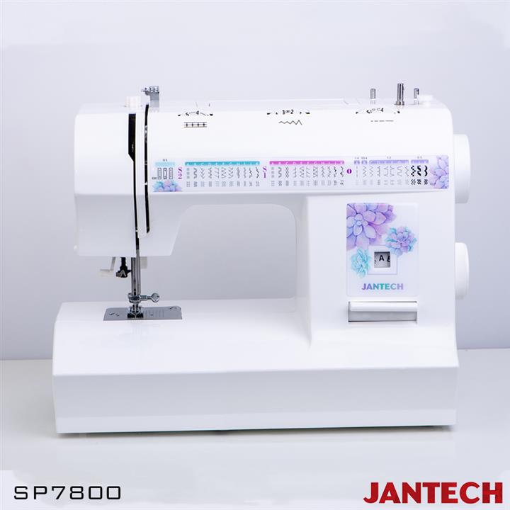 چرخ خیاطی جانتک مدل 7800 با پایه و سوزن نخ کن